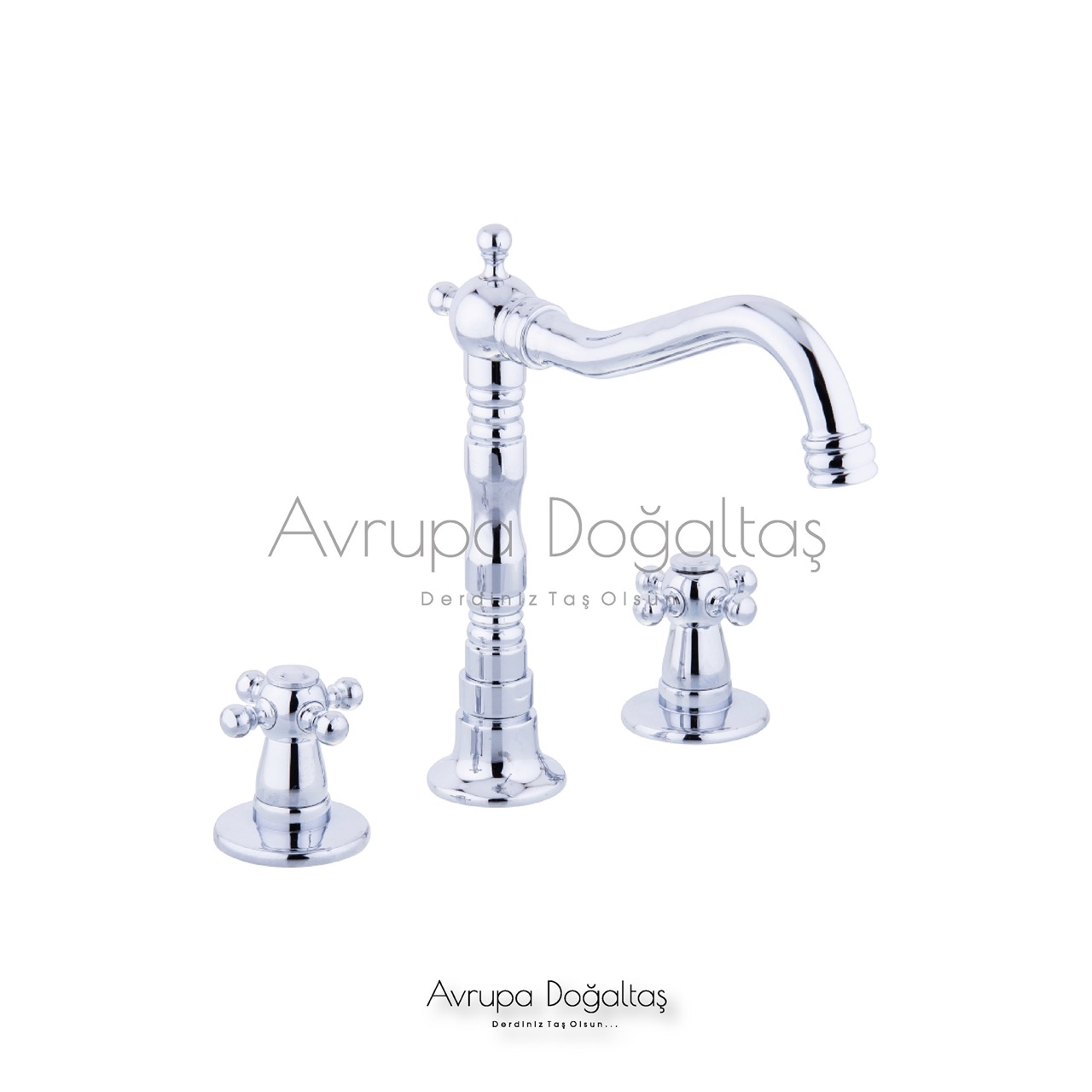 Koç 3 Delikli Lavabo Bataryası Krom